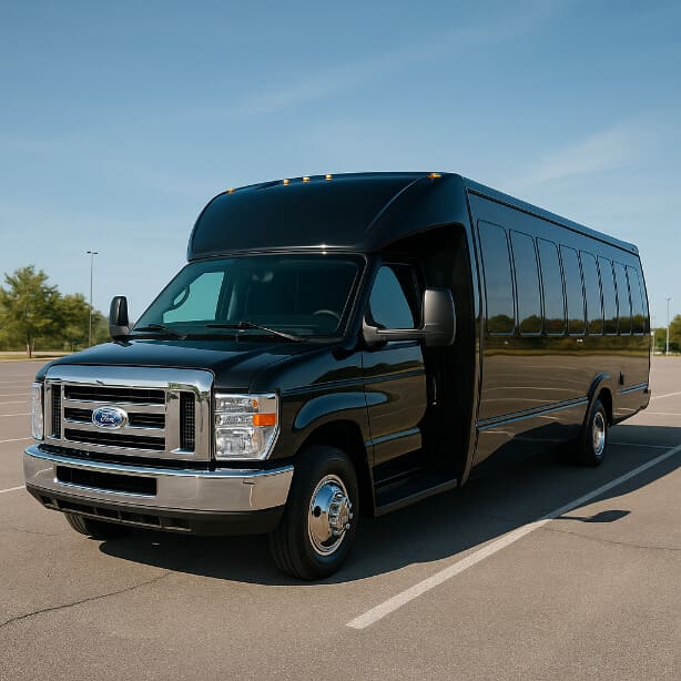 Indianapolis Shuttle Bus Rentals 18 Passenger Shuttle Bus